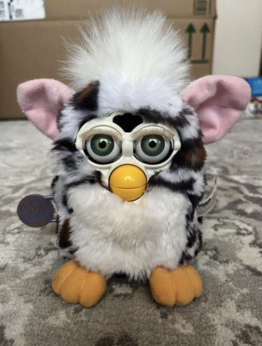 Original 1999 leopard furby - original,