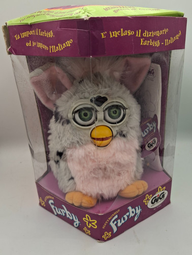 Furby leopard green eyes - leopard,