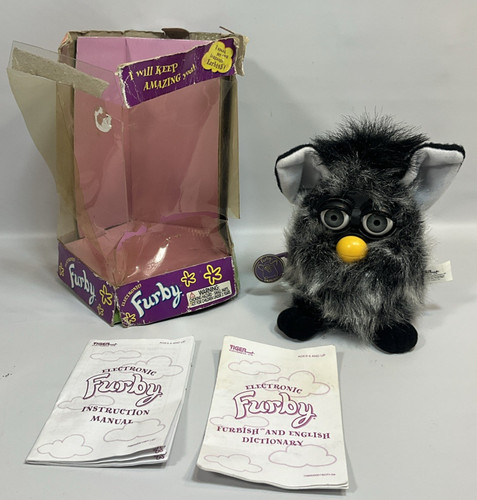 Furby visone grigio nero - nero, tigre
