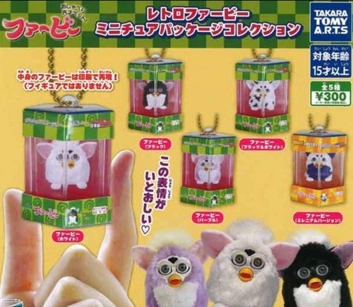 Retro furby miniature package - furby,