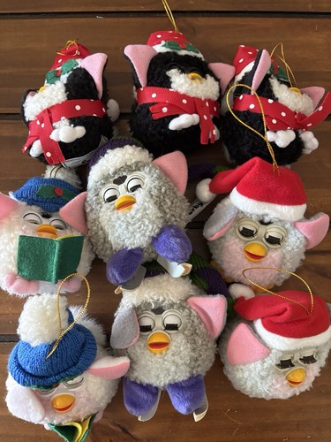 Set nove ornamenti peluche - set,