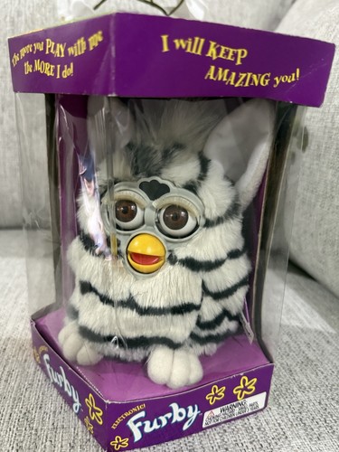 Zebra tiger furby 1999 - tiger,