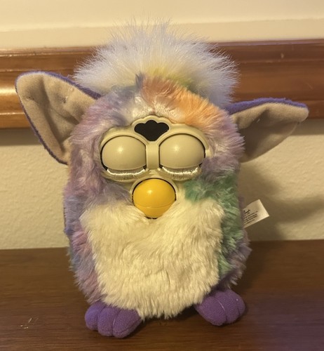 Furby tie dye pastel - pastel, rainbow
